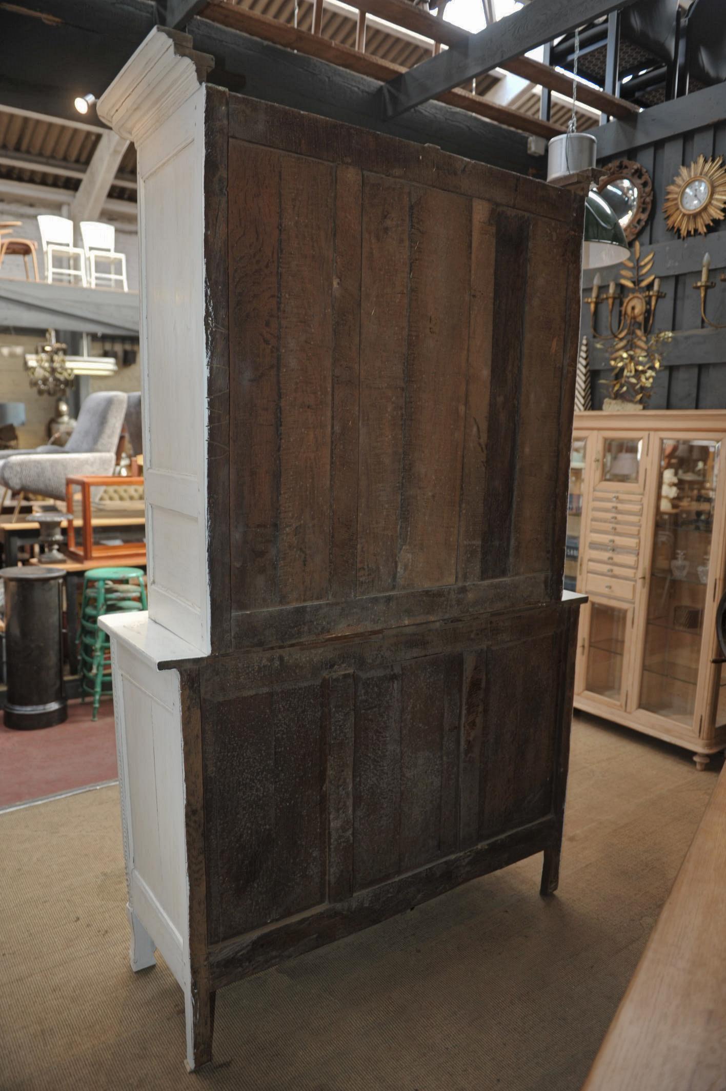19th Century French Louis XV Buffet Deux Corps For Sale 5