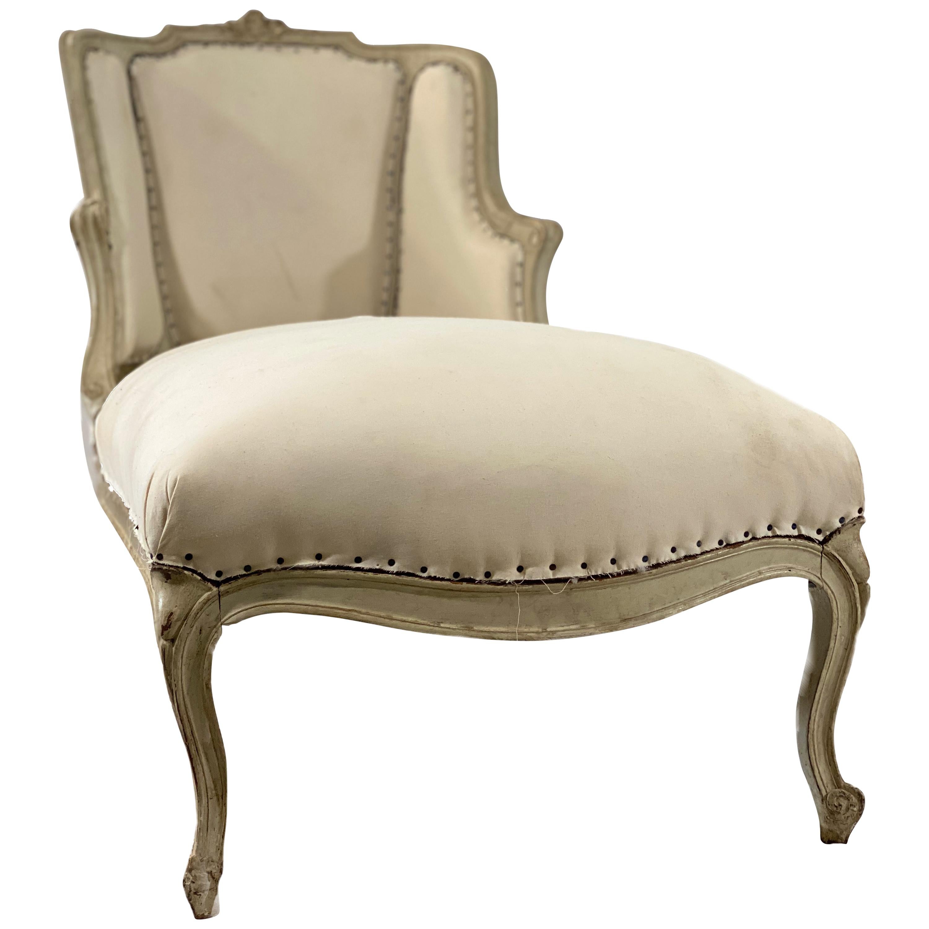19th Century French Louis XV Chaise