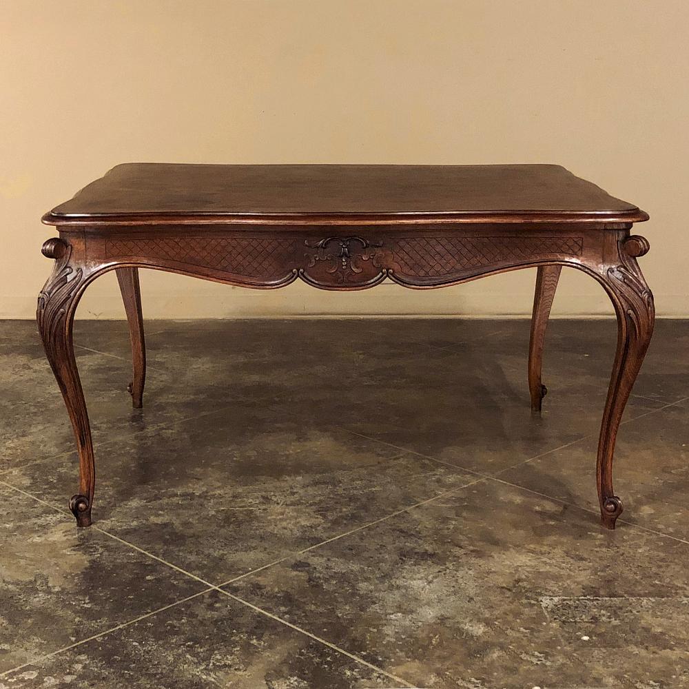 Late 19th Century 19th Century French Louis XV Desk, Dining Table For Sale
