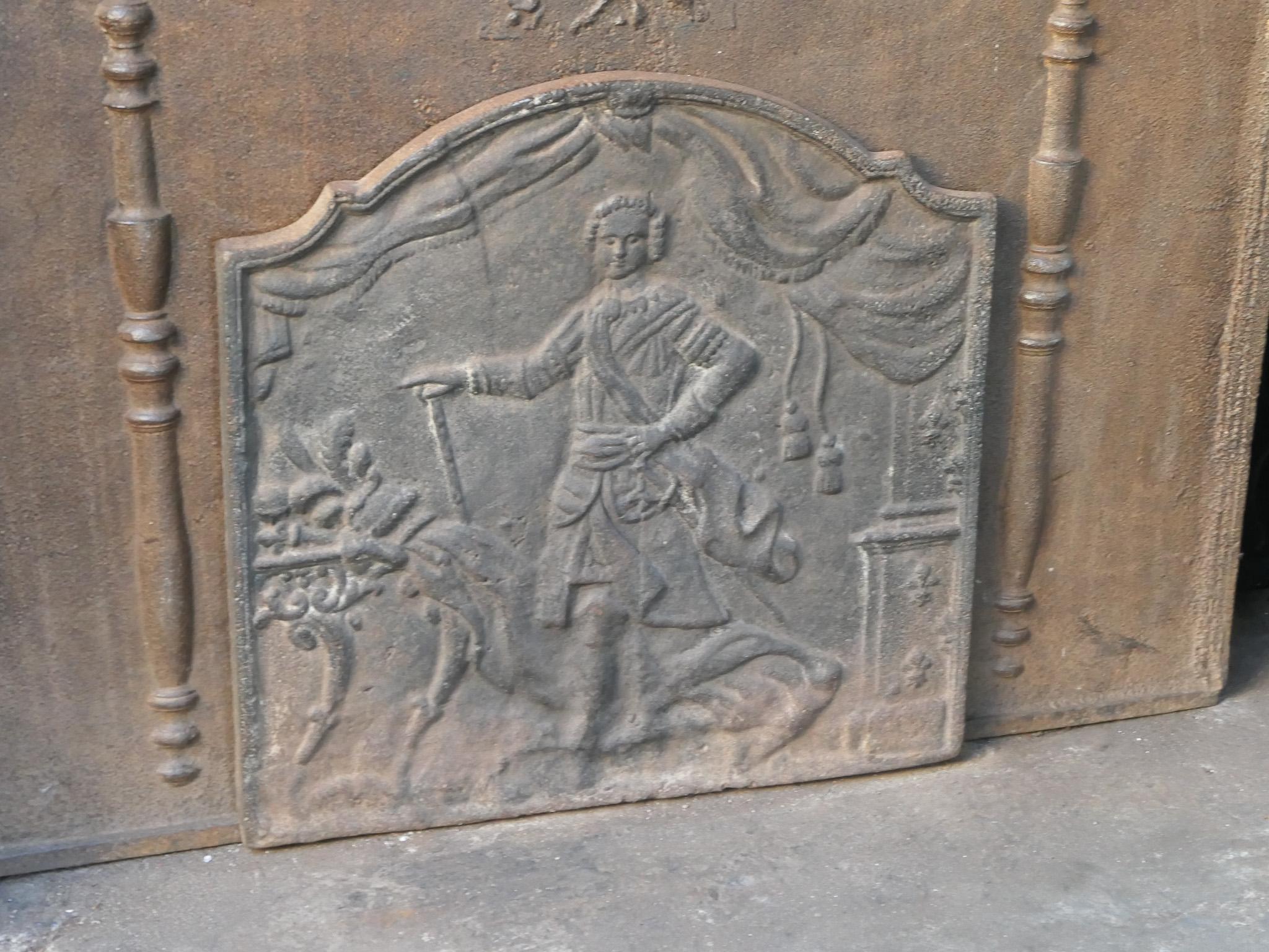 Französische 'Louis XV' Kaminlehne aus dem 19. (19. Jahrhundert) im Angebot