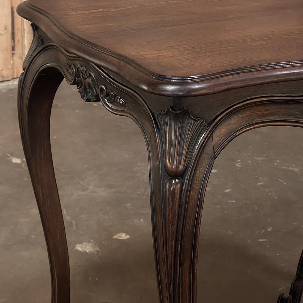 19th Century French Louis XV Fruitwood End Table For Sale 5