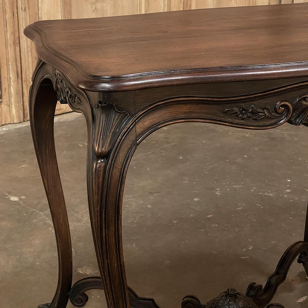 19th Century French Louis XV Fruitwood End Table For Sale 3