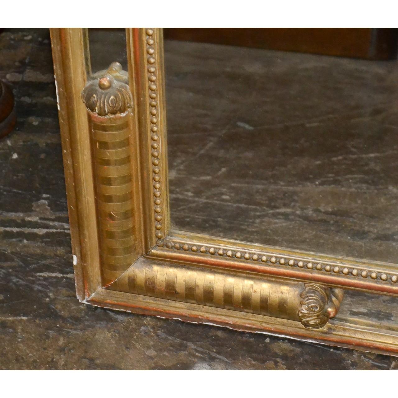 Late 19th Century 19th Century French Louis XV Giltwood Mirror