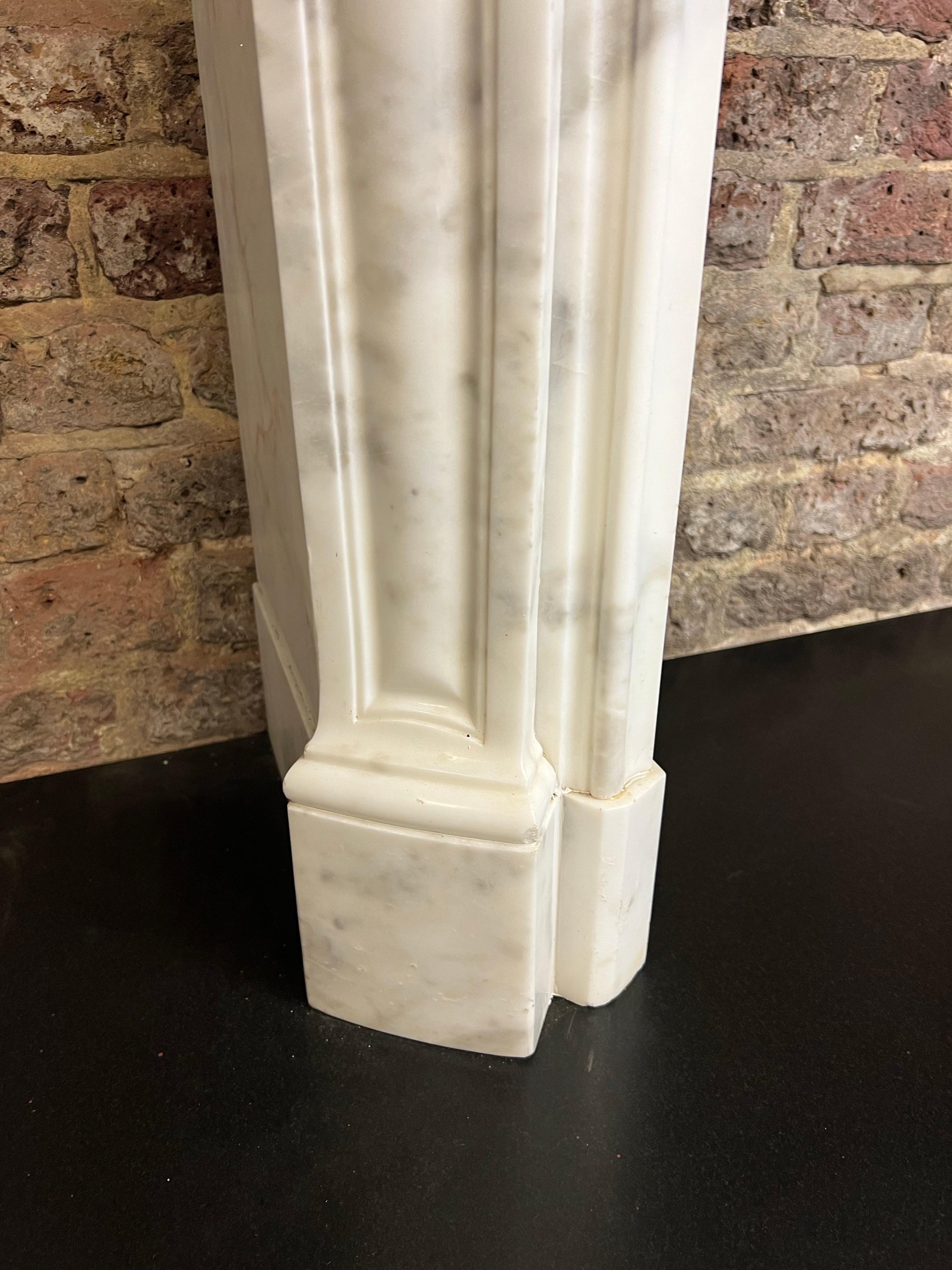 19th Century French Louis XV Marble Fireplace 5