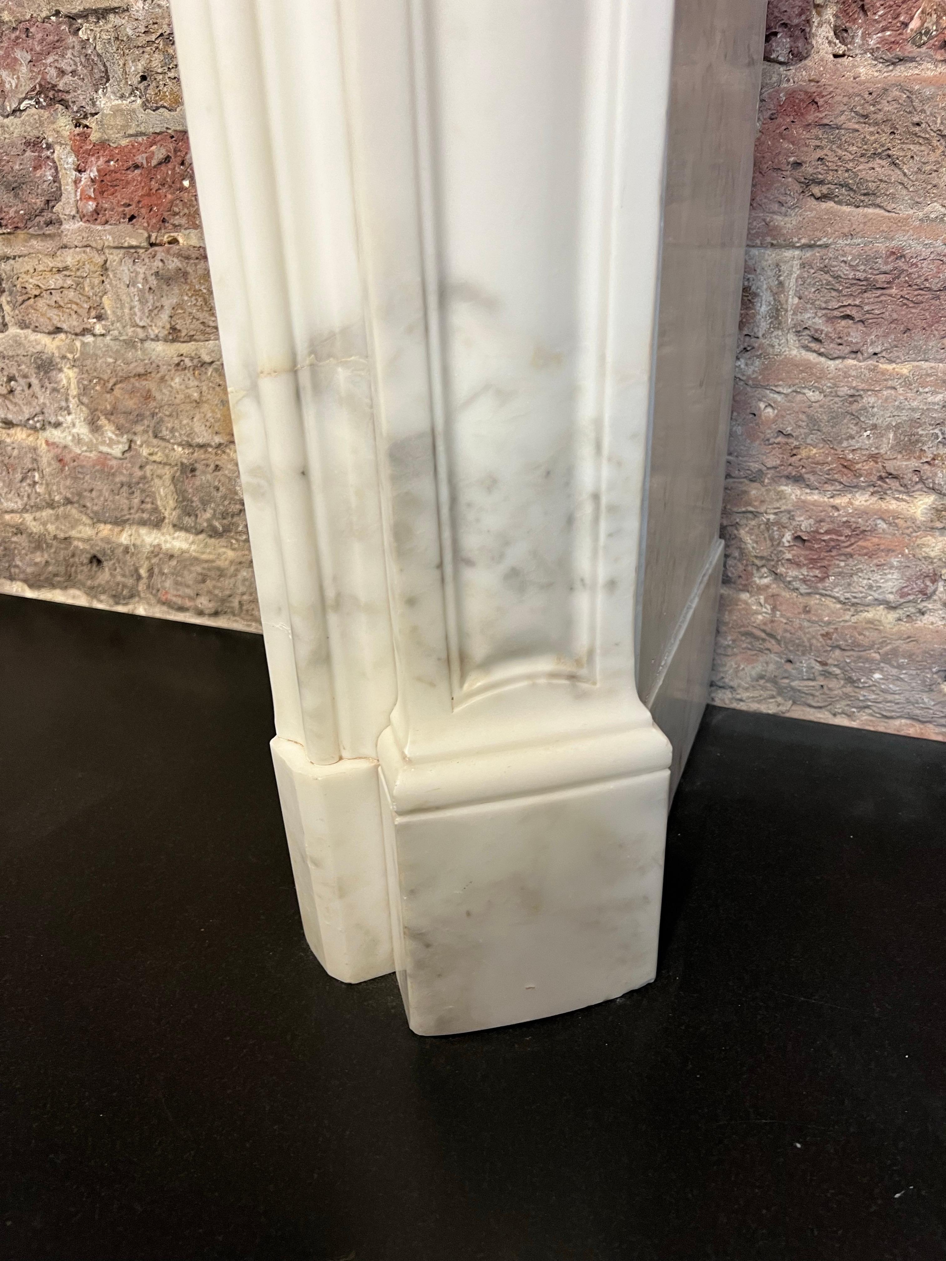 19th Century French Louis XV Marble Fireplace 9