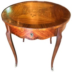 19th Century French Louis XV Marquetry Table