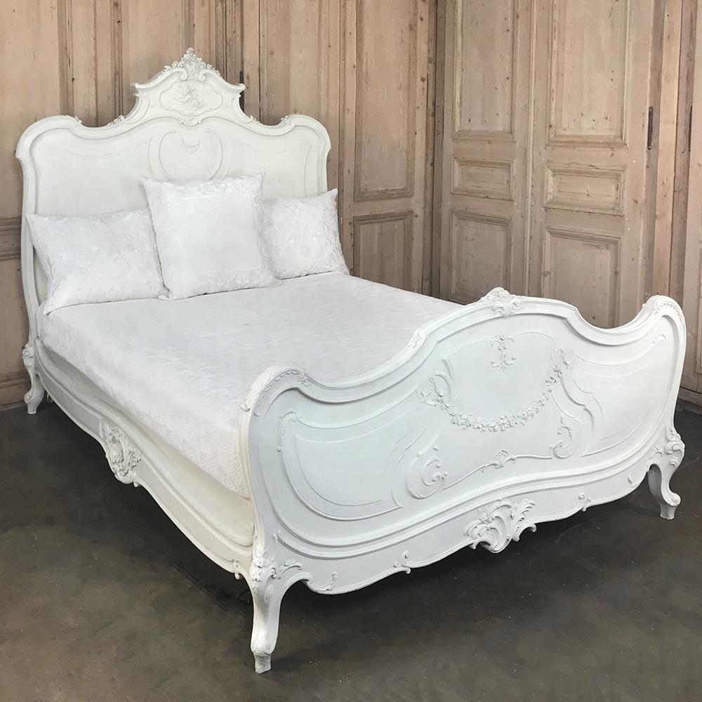 19th Century French Louis XV Painted Bedroom Set 3
