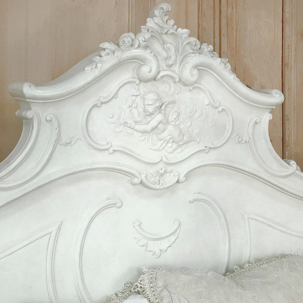19th Century French Louis XV Painted Bedroom Set 6