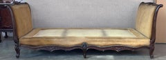 19th Century French Louis XV Period Carved Walnut Daybed