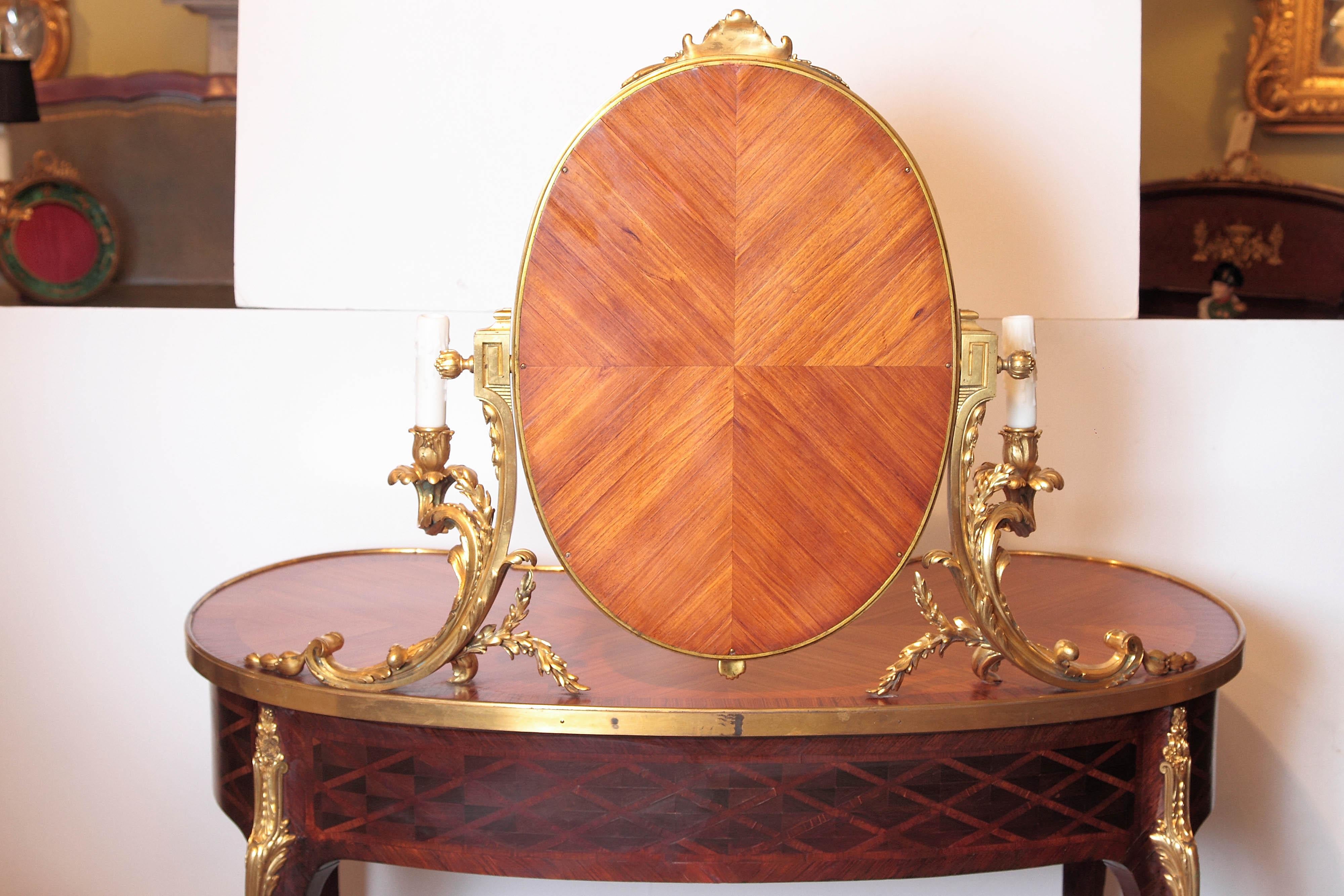 19th Century French Louis XV Signed Dressing Table 8