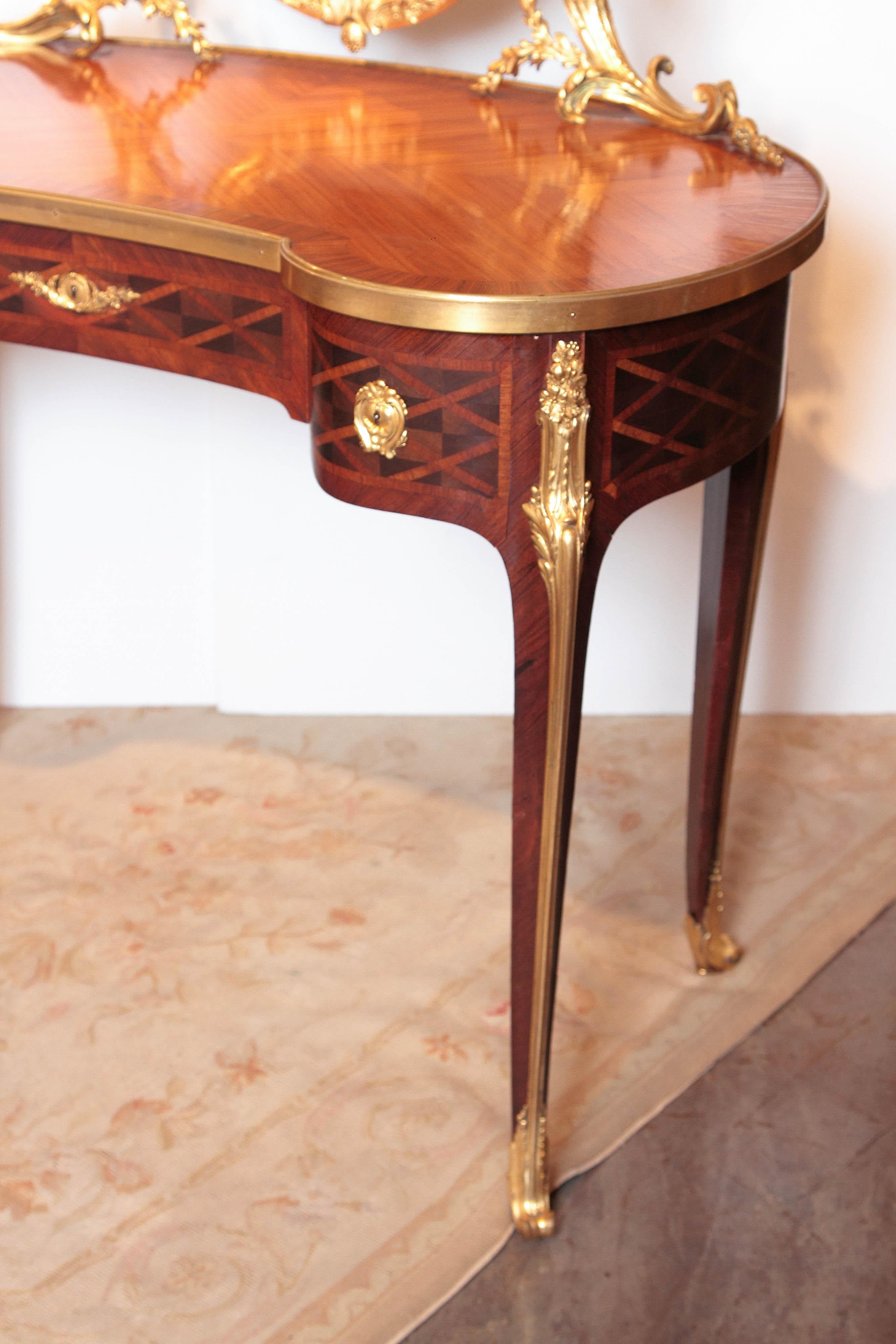 19th Century French Louis XV Signed Dressing Table 3