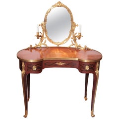19th Century French Louis XV Signed Dressing Table