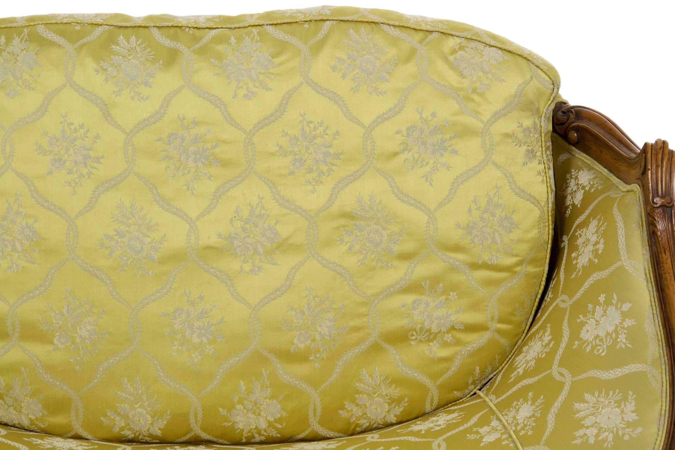 19th Century French Louis XV Style Antique Canapé Sofa Settee 15