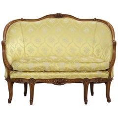 19th Century French Louis XV Style Antique Canapé Sofa Settee