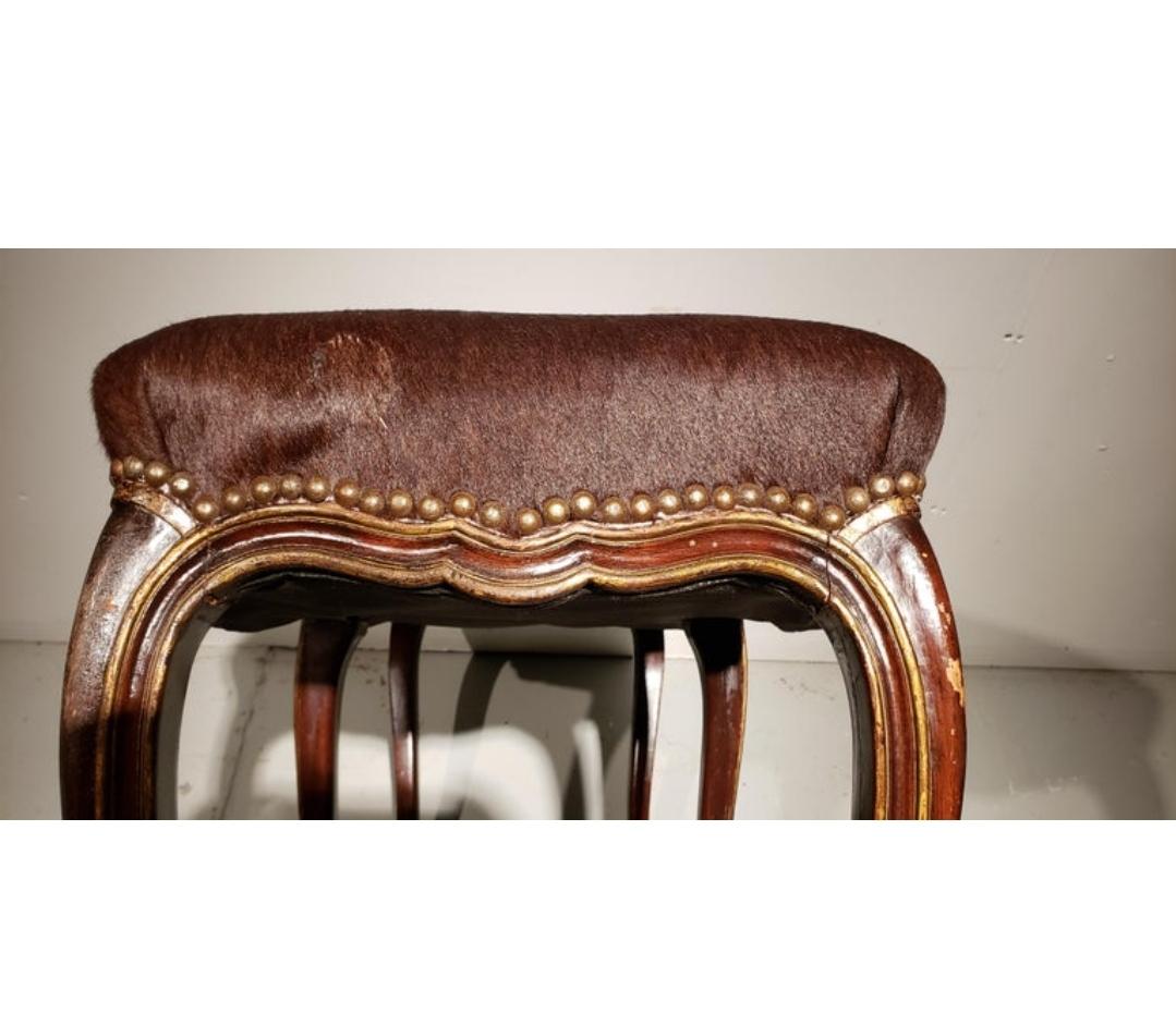 19th Century French Louis XV Style Bench For Sale 4