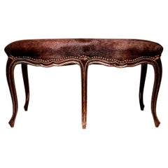 19th Century French Louis XV Style Bench