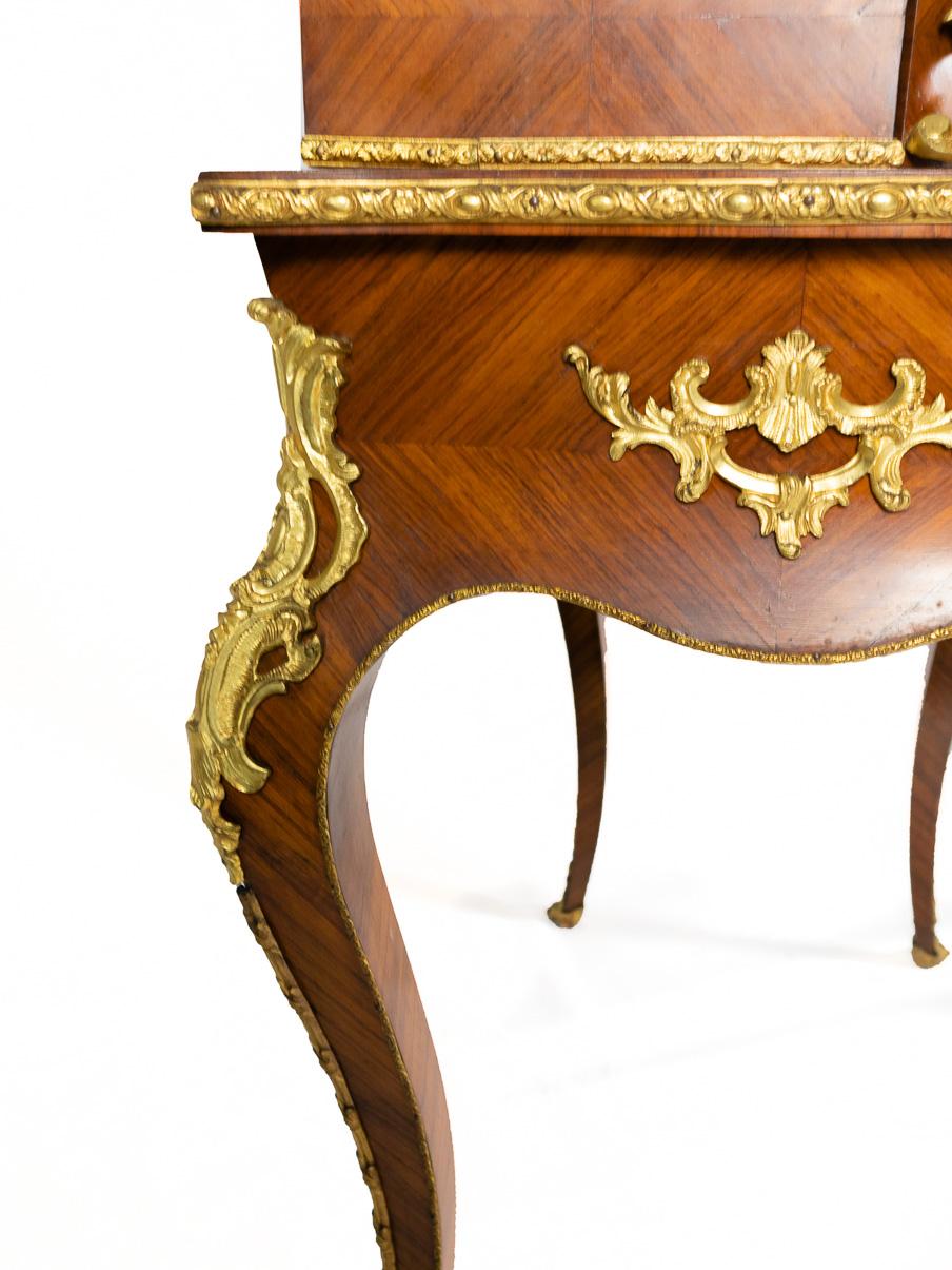 19th Century French Louis XV Style Bonheur du Jour For Sale 6