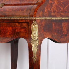 19. Jahrhundert Französisch Louis XV Stil Bonheur du Jour Schreibtisch von Paus Sormani