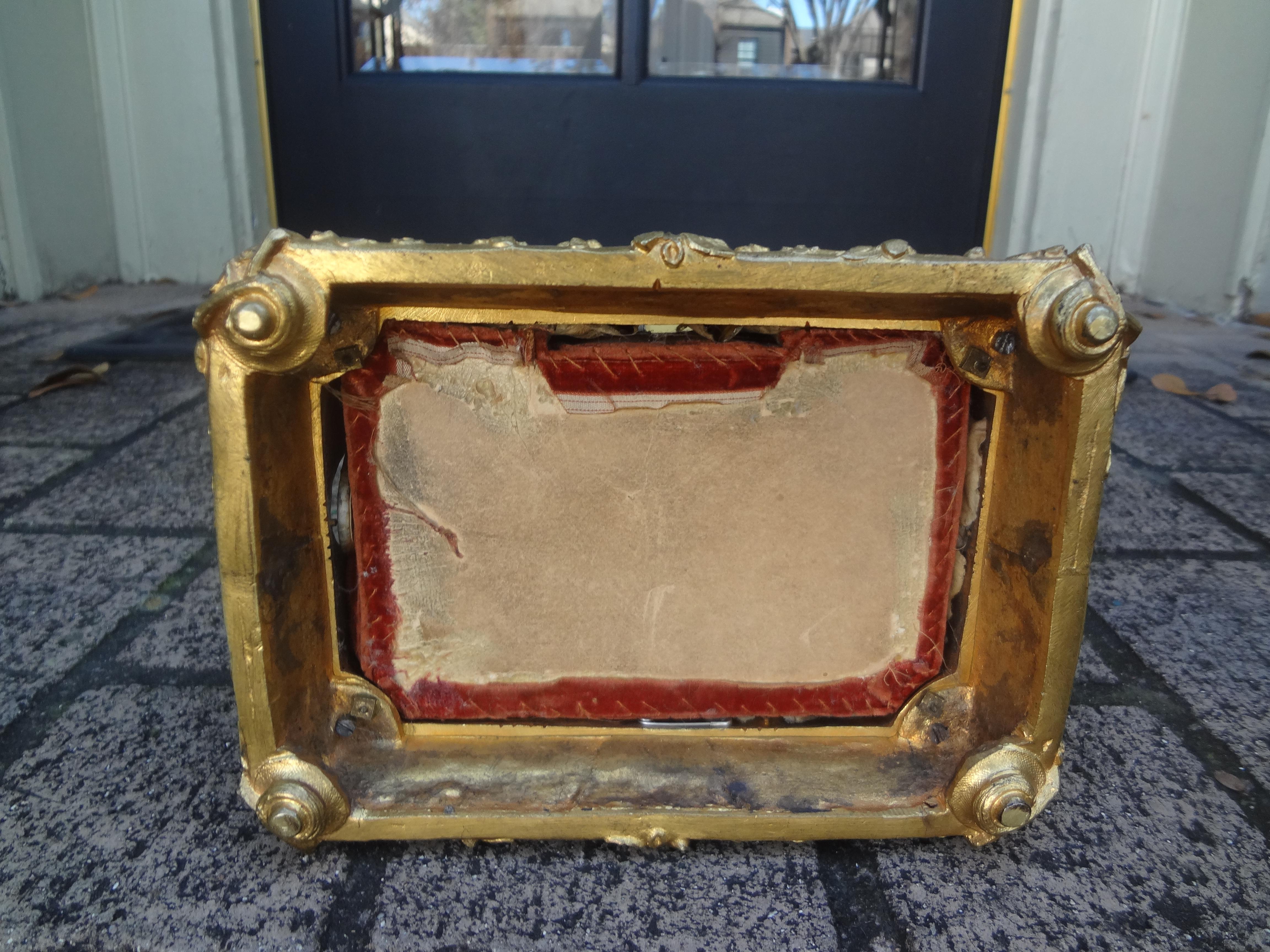 19th Century French Louis XV Style Bronze Box. For Sale 7