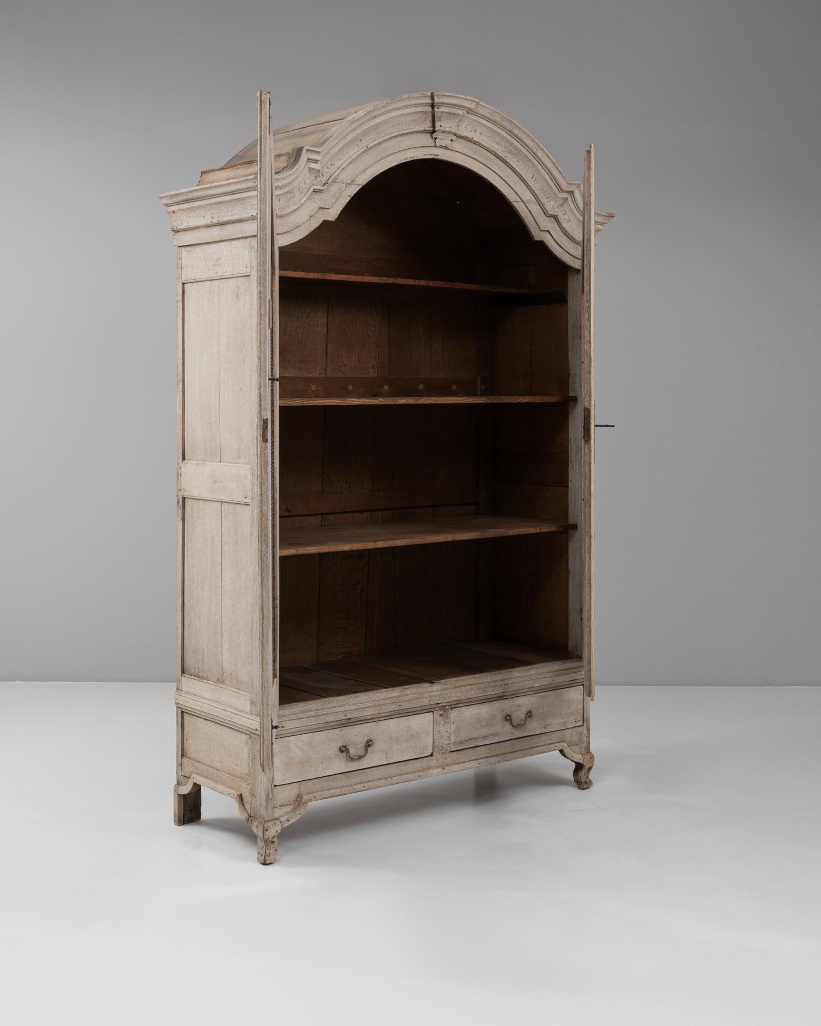 Armadio francese del XIX secolo in stile Luigi XV con ante a rete metallica in vendita 1