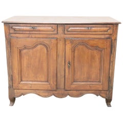 19th Century French Louis XV Style Carved Walnut Sideboard, Buffet or Credenza