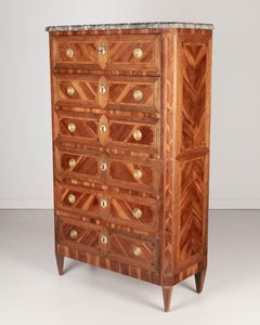 19th Century French Louis XV Style Chiffonier or Tall Chest