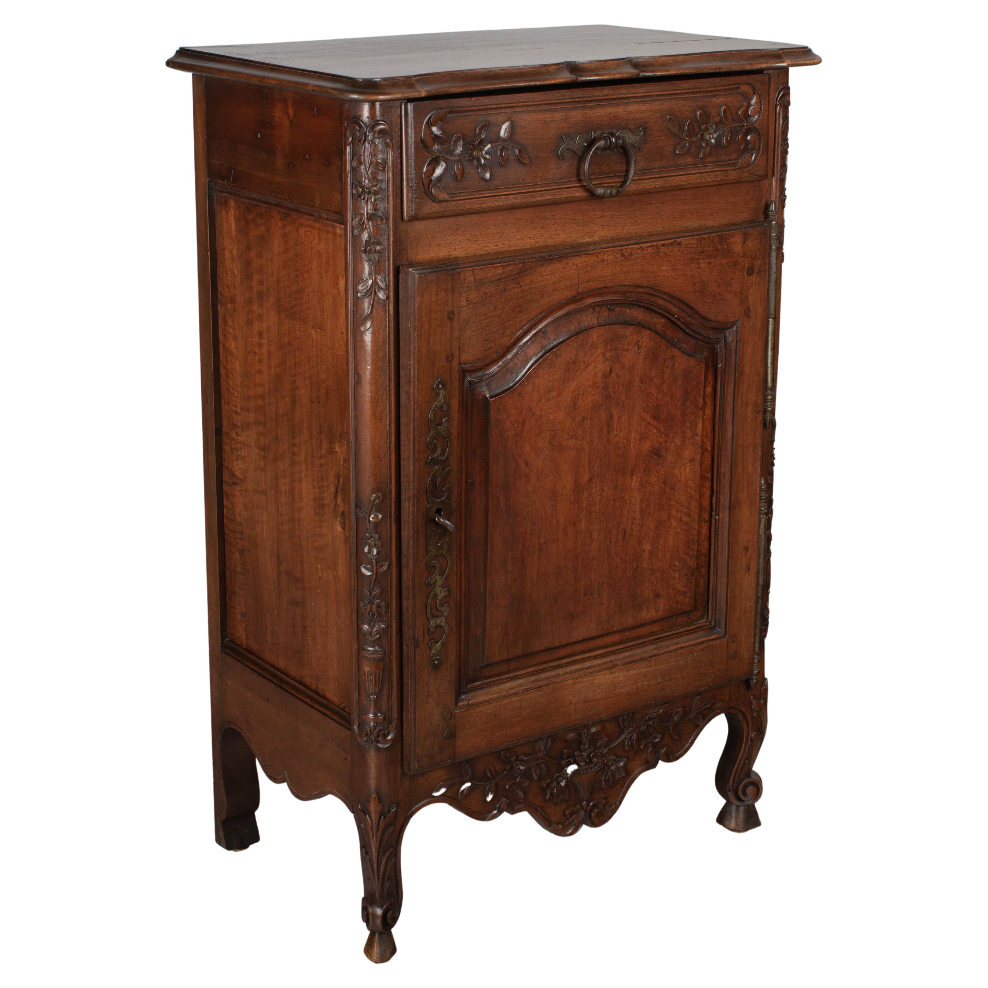 19th Century French Louis XV Style Confiturier or Single Door Cabinet