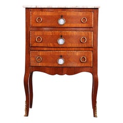 19th Century French Louis XV Style Kingwood Commode or Nightstand