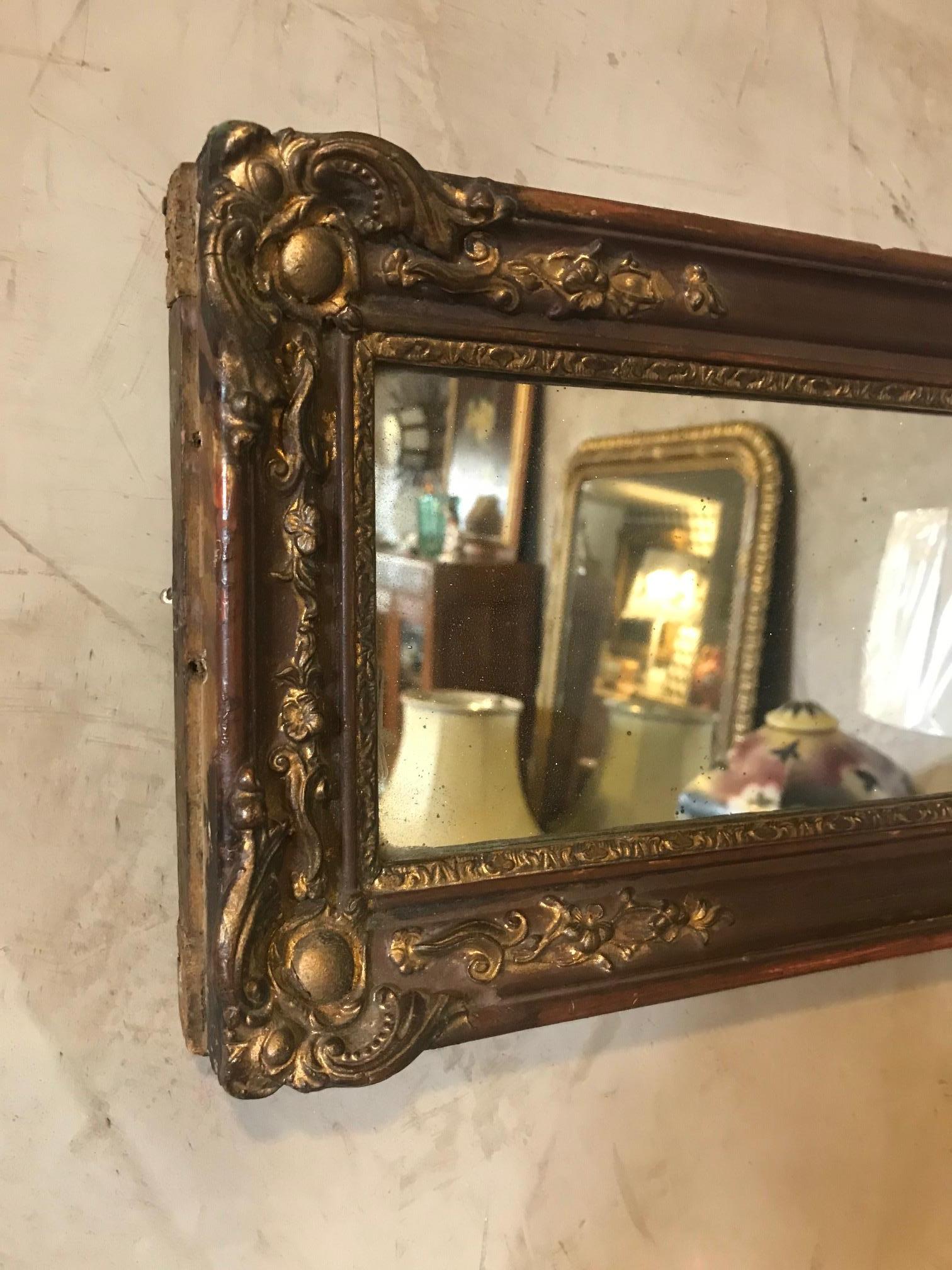 Very nice 19th century French Louis XV style mirror from the 1890s.
Not in perfect condition but correct for its age. Original shape.
Nice quality.