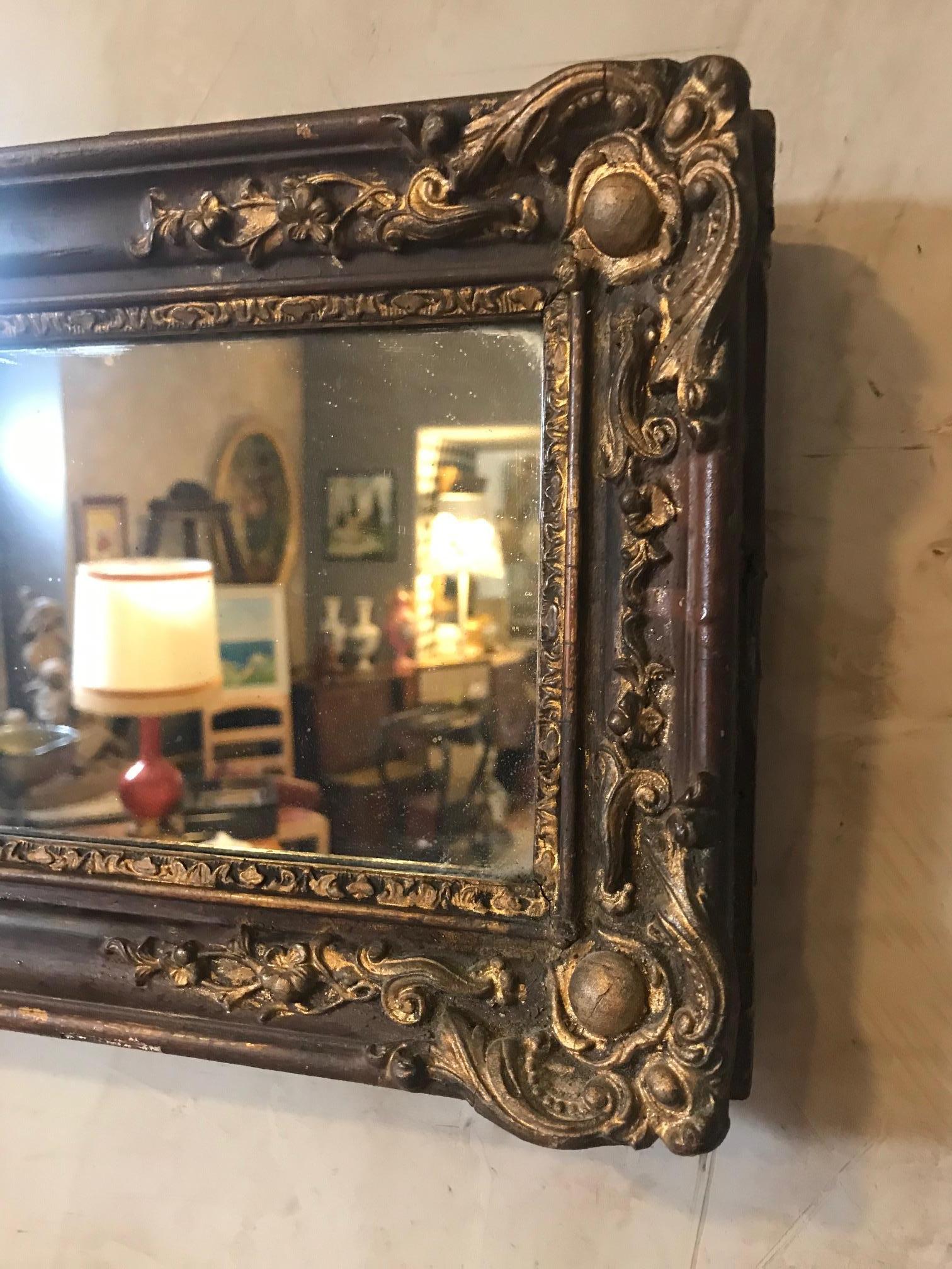 19th Century French Louis XV Style Mirror In Good Condition In LEGNY, FR