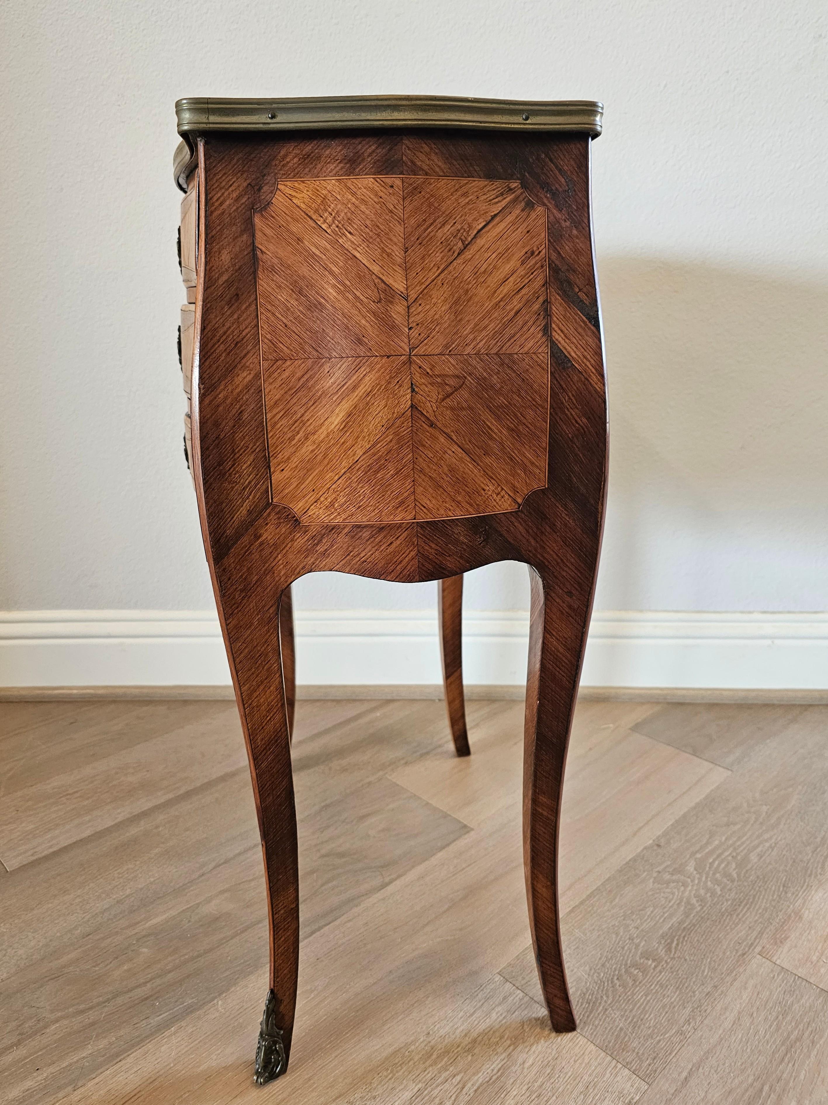 19th Century French Louis XV Style Nightstand Table For Sale 6