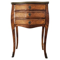 19th Century French Louis XV Style Nightstand Table