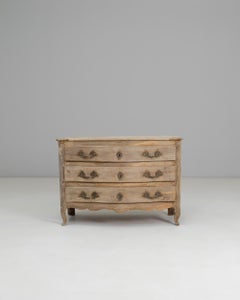 19th Century French Louis XV Style Oak Chest of Drawers
