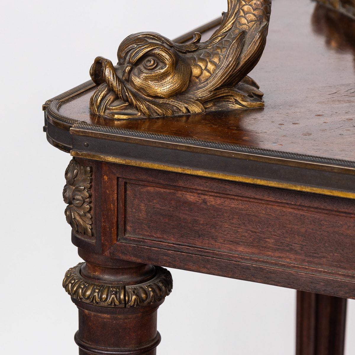 19. Jahrhundert Französisch Louis XV Stil Ormolu montiert Tee Tisch & Tablett c.1880 im Angebot 6
