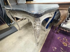 19th Century French Louis XV Style Painted Table