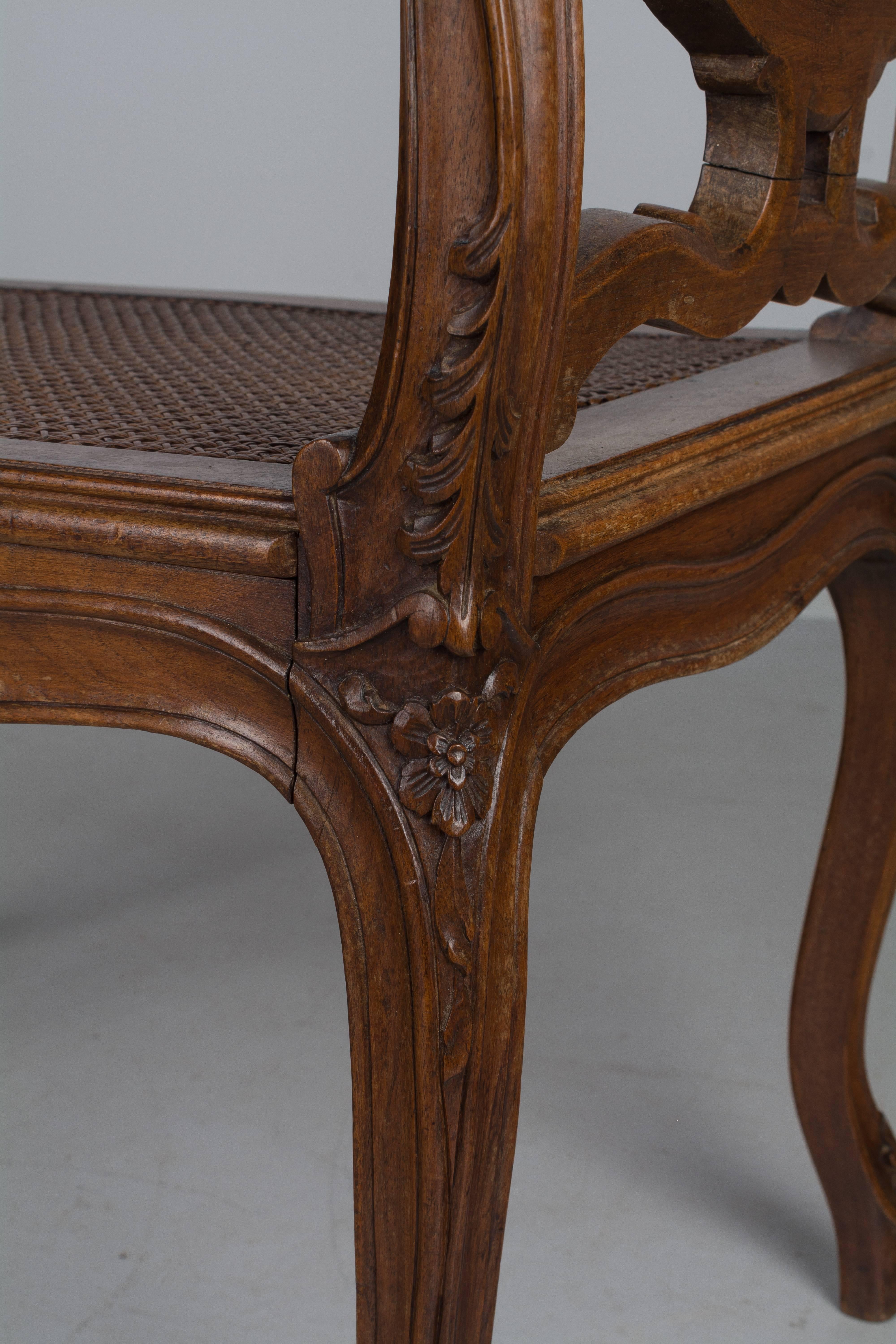 19th Century French Louis XV Style Piano Bench 5