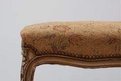 19th Century French Louis XV style piano bench or stool