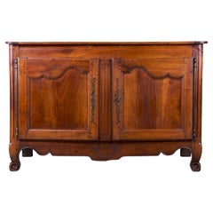 19th Century French Louis XV Style Provincial Walnut Buffet