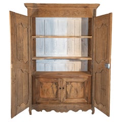 Armoire o Buffet francese del XIX secolo in stile Luigi XV ridisegnato e sbiancato