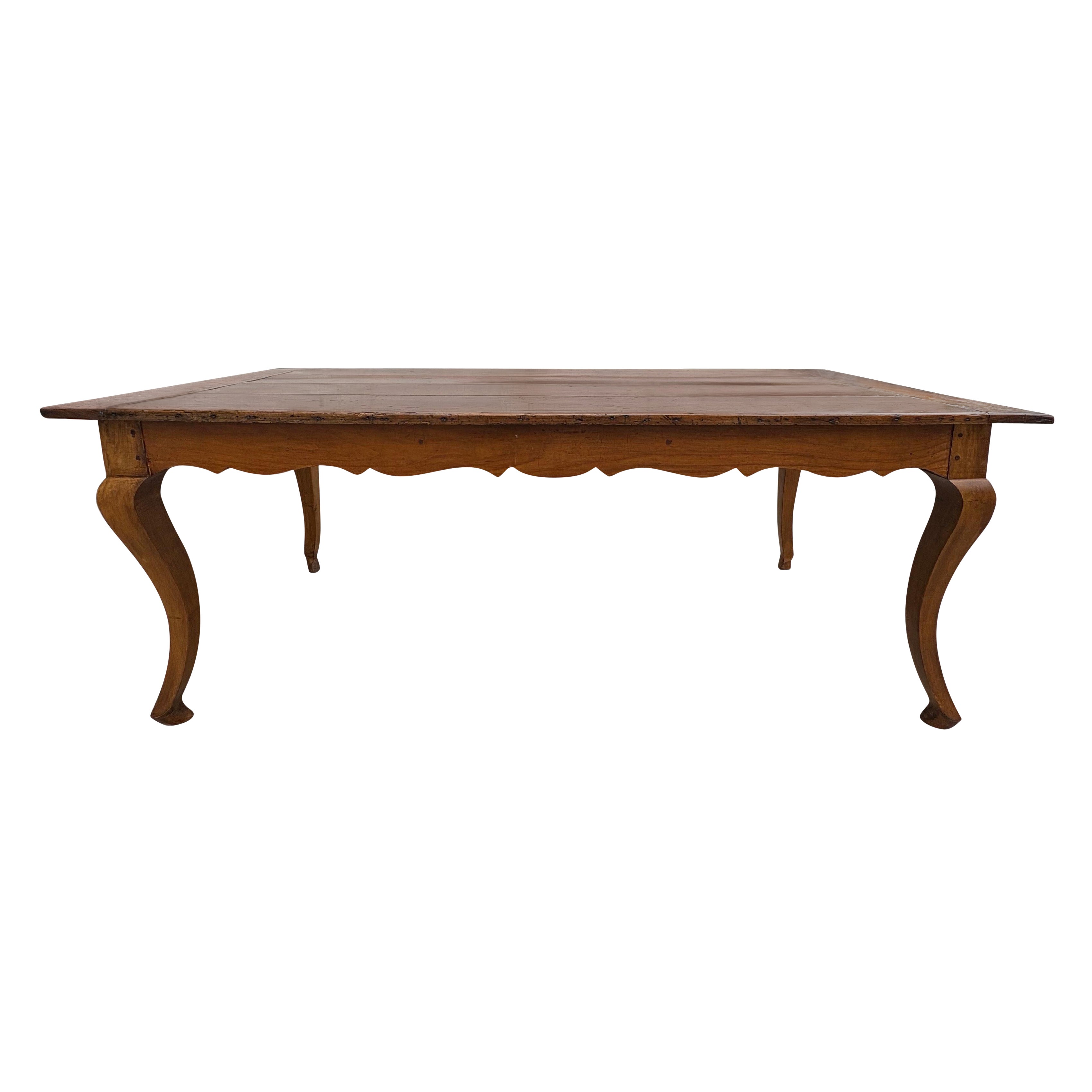 19th Century French Louis XV Style Walnut Table