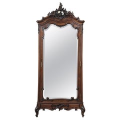 Armoire in noce Luigi XV francese del XIX secolo