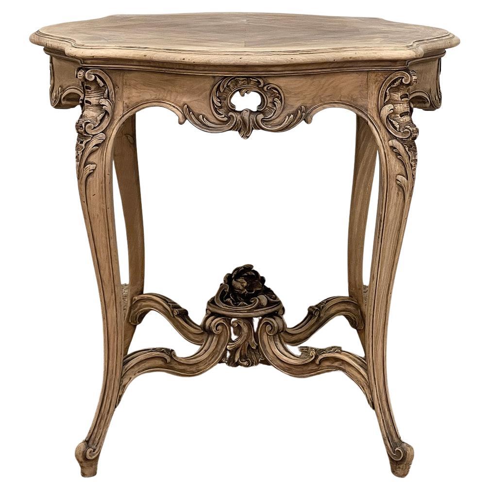 19th Century French Louis XV Walnut Center Table ~ End Table