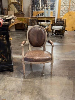 19th Century French Louis XVI Armchair