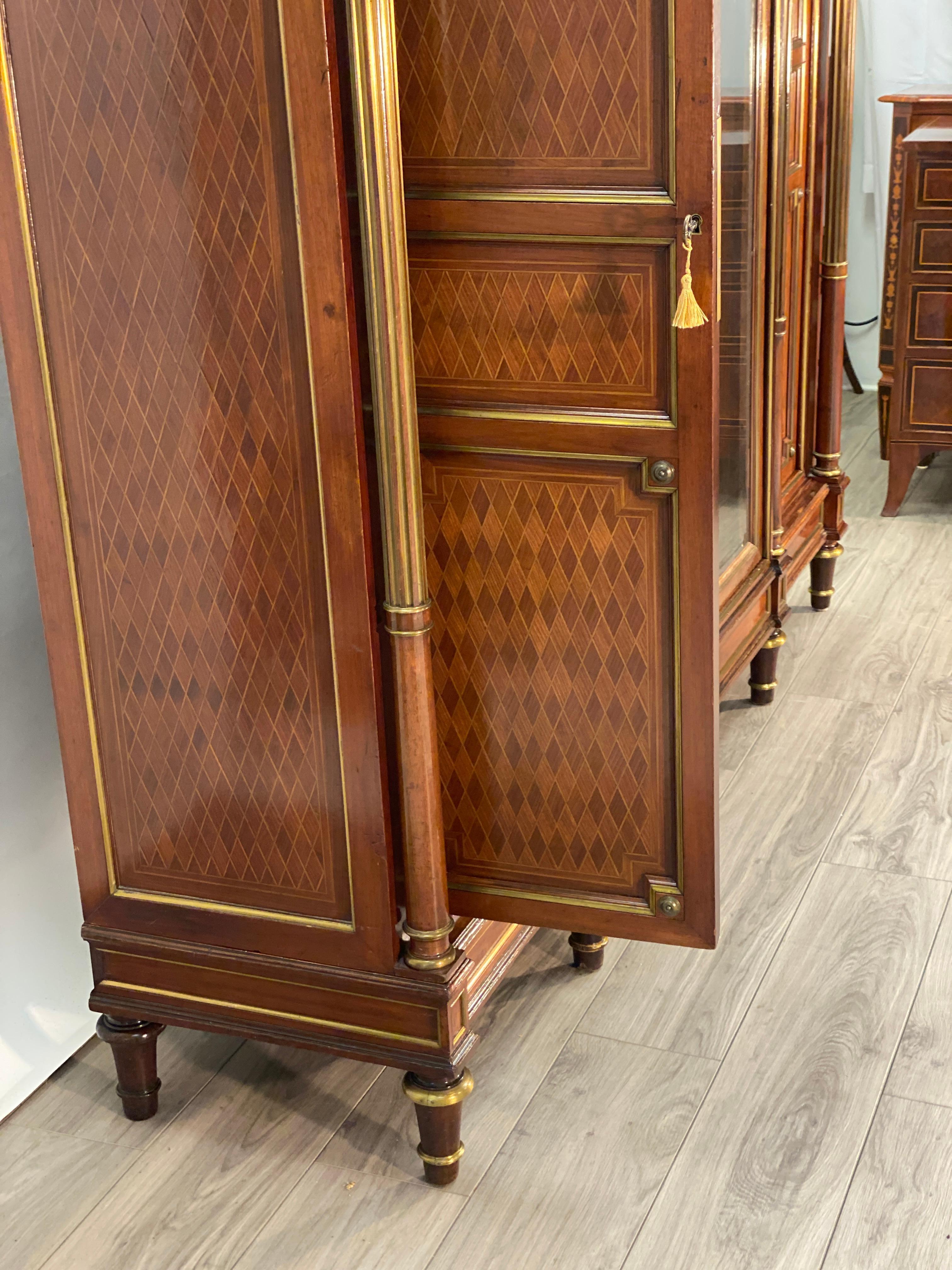 19th Century French Louis XVI Armoire Display Cabinet 10