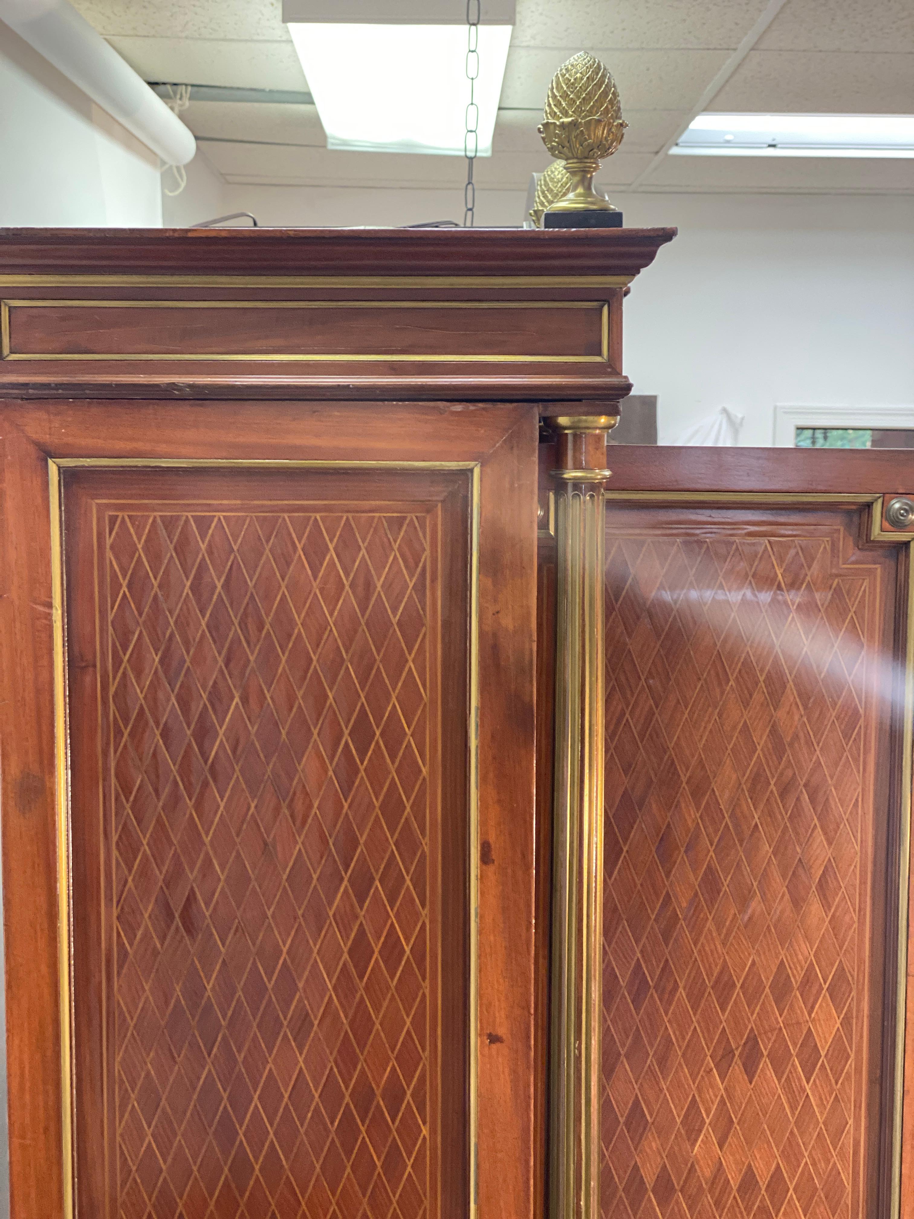 19th Century French Louis XVI Armoire Display Cabinet 12
