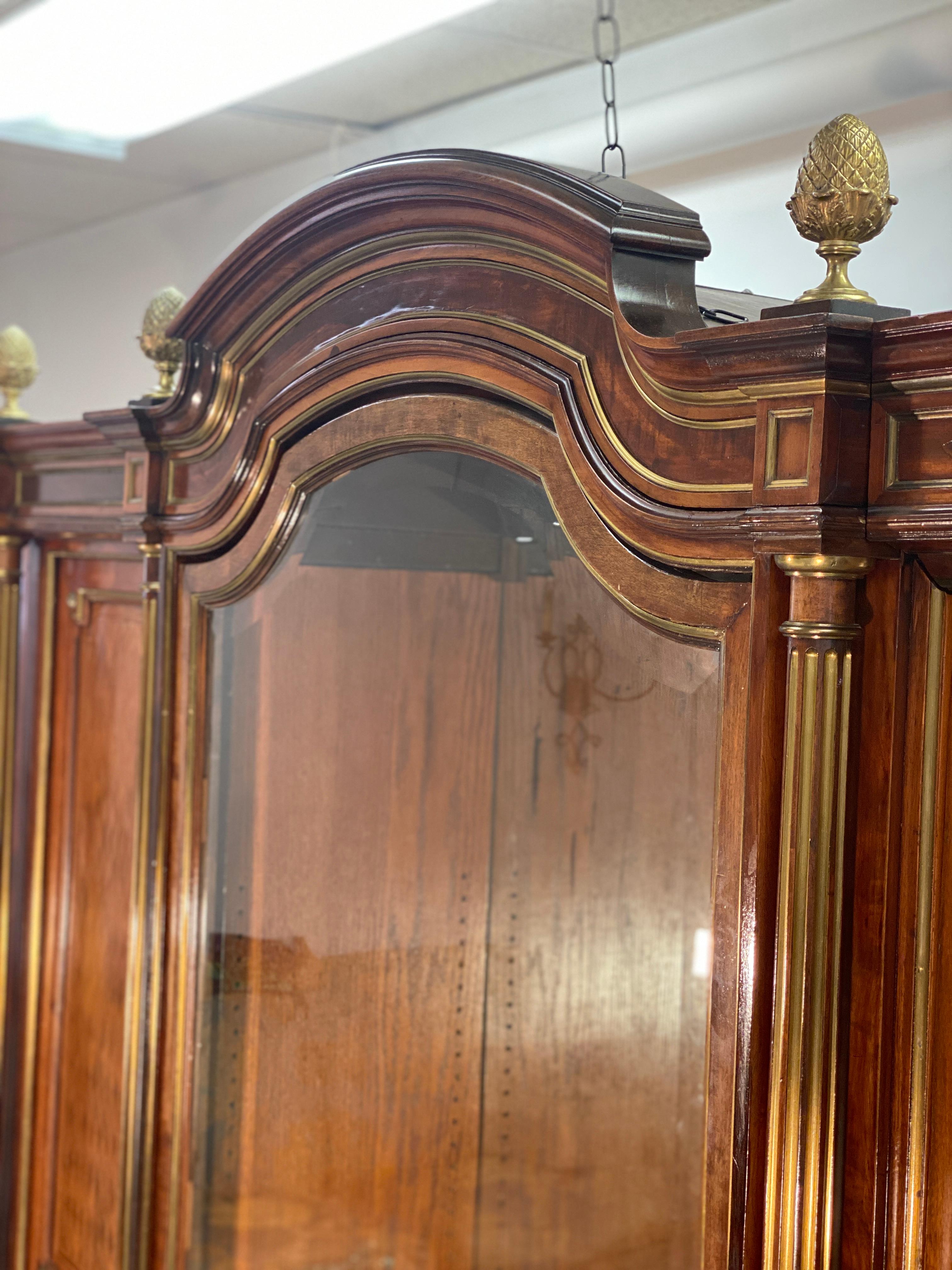 19th Century French Louis XVI Armoire Display Cabinet 2