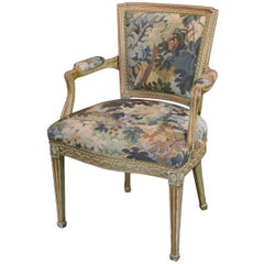 19th Century French Louis XVI Aubusson Armchair