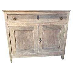 19th Century French Louis XVI Bleached Walnut Buffet / Sideboard