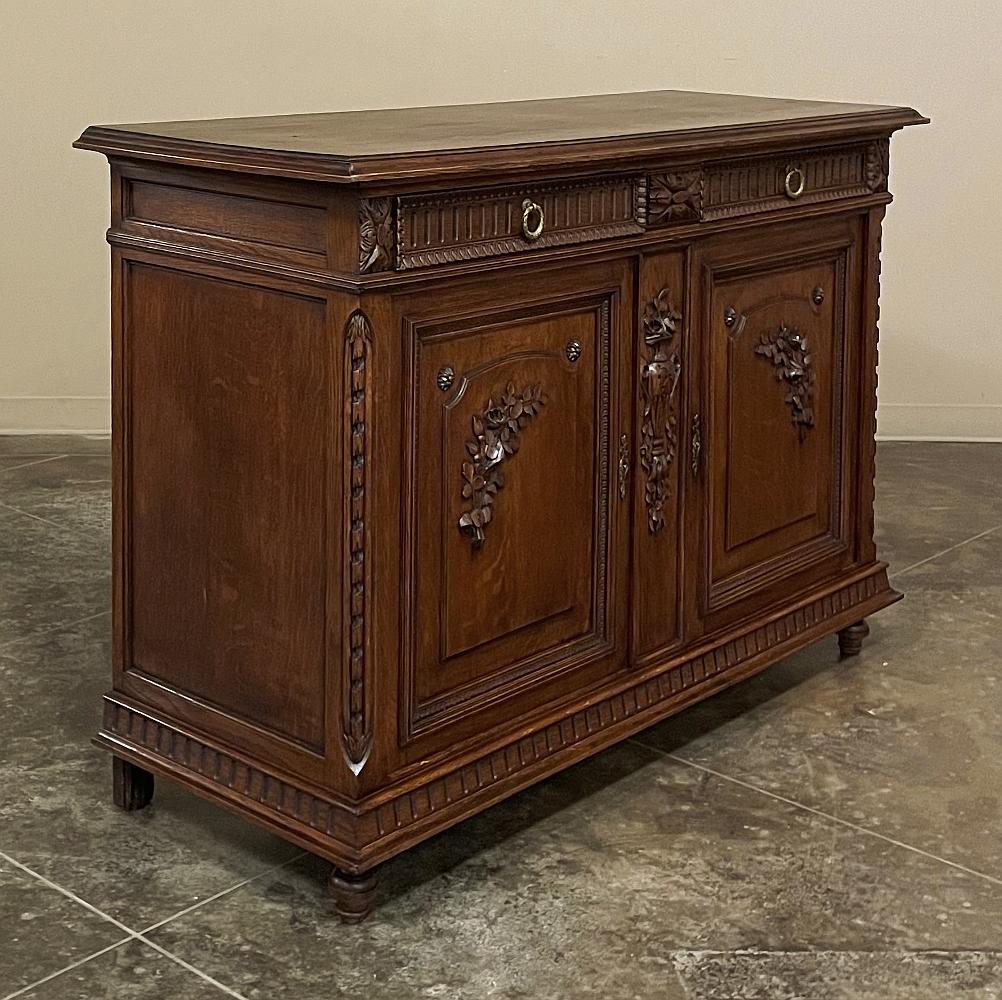 19th Century French Louis XVI Buffet or Sideboard In Good Condition In Dallas, TX
