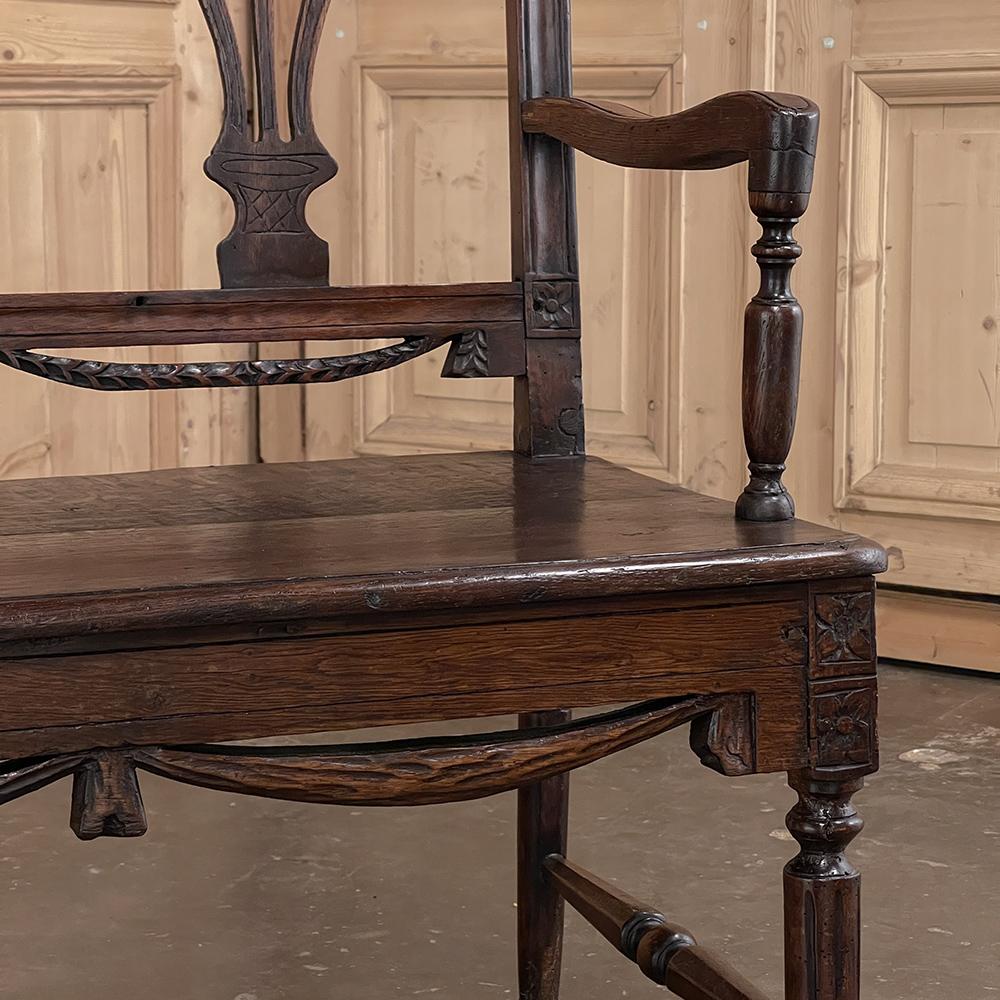 19th Century French Louis XVI Canape, Bench 6